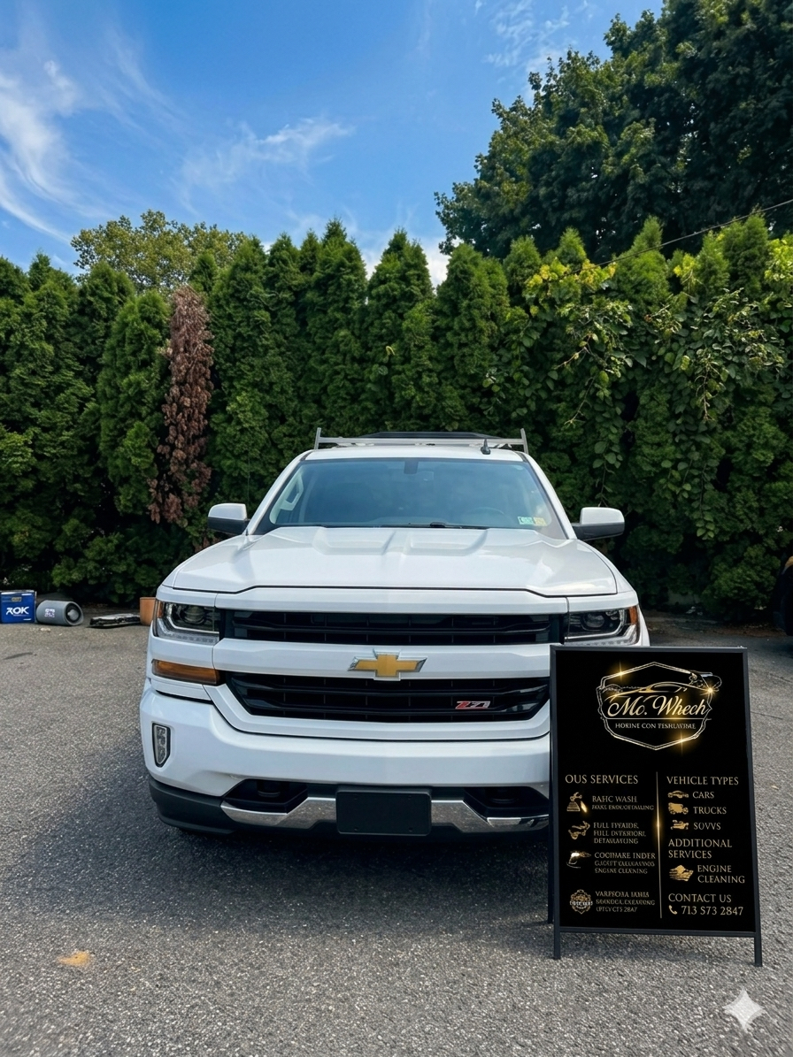 Chevy Silverado after Mr Wash detail